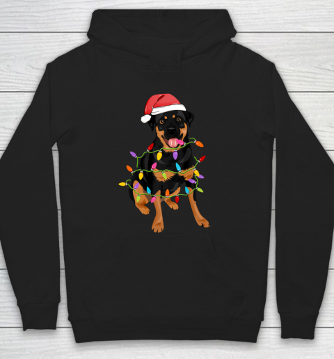 Rottweiler Dogs Tree Christmas Sweater Xmas Pet Animal Dog Hoodie