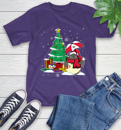 Kansas City Chiefs NFL Football Cute Tonari No Totoro Christmas Sports T-Shirt 5