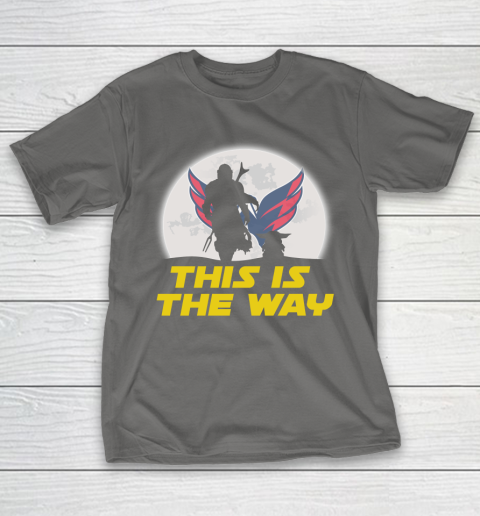 Washington Capitals NHL Ice Hockey Star Wars Yoda And Mandalorian This Is The Way T-Shirt 8