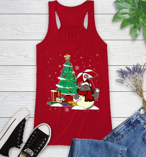 Washington Nationals MLB Baseball Cute Tonari No Totoro Christmas Sports Racerback Tank 5
