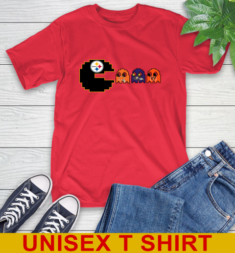 Pittsburgh Steelers NFL Football Pac Man Champion T-Shirt 10