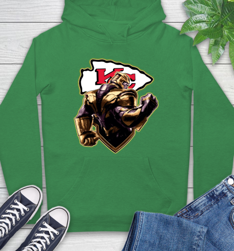 NFL Thanos Avengers Endgame Football Sports Kansas City Chiefs Hoodie 8