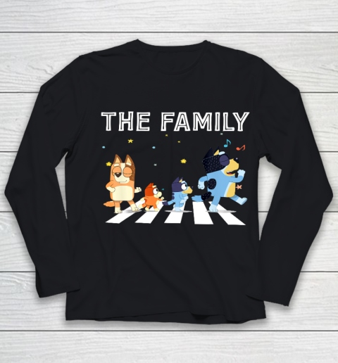 The Heeler Family Bluey Dad Mom For Lover Youth Long Sleeve