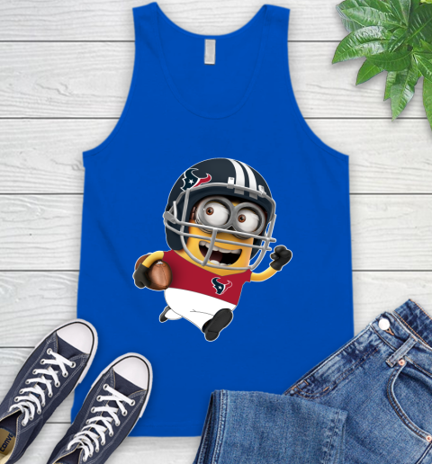 NFL Houston Texans Minions Disney Football Sports Tank Top 5