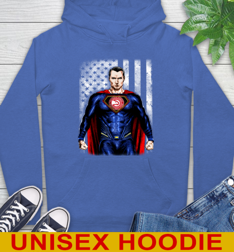 NBA Basketball Atlanta Hawks Superman DC Shirt Hoodie 9