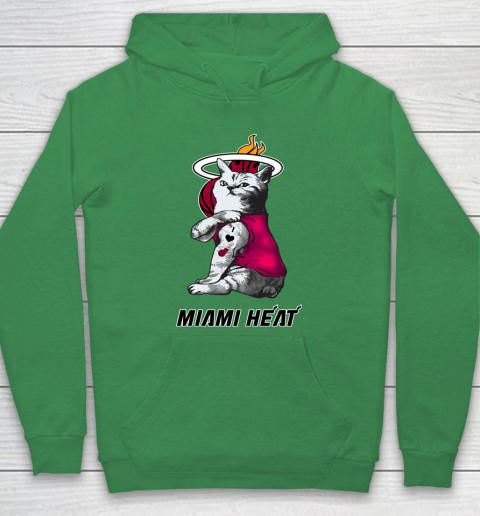 NBA Basketball My Cat Loves Miami Heat Hoodie 5