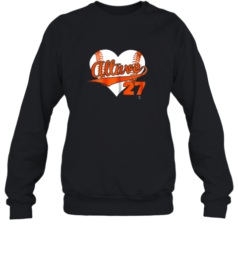 Jose Altuve Baseball Heart Shirt  Apparel Sweatshirt