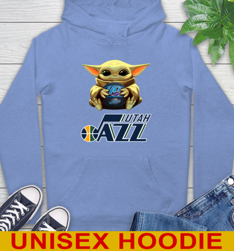NBA Basketball Utah Jazz Star Wars Baby Yoda Shirt 23