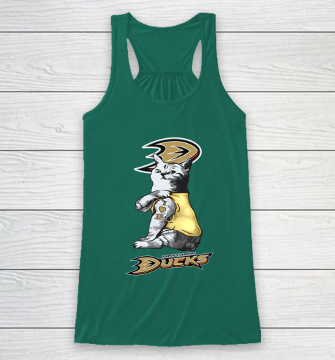 NHL My Cat Loves Anaheim Ducks Hockey Racerback Tank 5