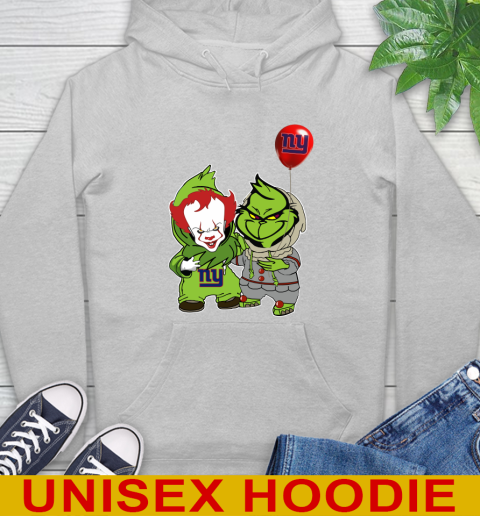 New York Giants Baby Pennywise Grinch Christmas NFL Football Hoodie 6
