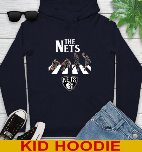 NBA Basketball Brooklyn Nets The Beatles Rock Band Shirt Youth Hoodie 3