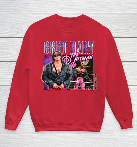 Bret Hart The Hitman Youth Sweatshirt 7