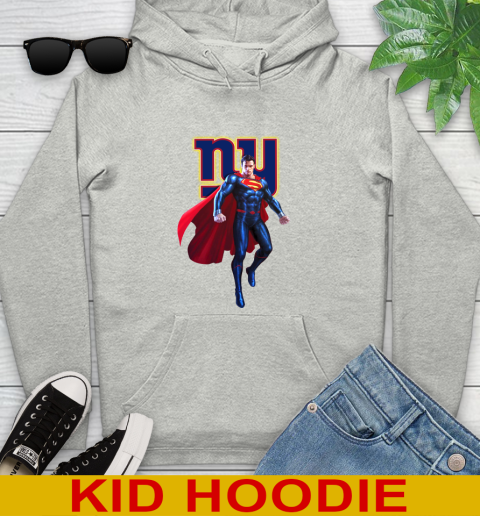 NFL Superman DC Sports Football New York Giants Youth Hoodie