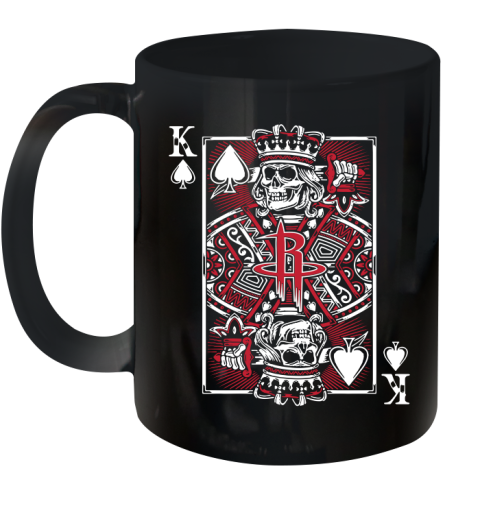 Houston Rockets NBA Basketball The King Of Spades Death Cards Shirt Ceramic Mug 11oz