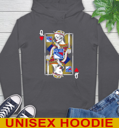 NHL Hockey New York Rangers The Queen Of Hearts Card Shirt Hoodie 7