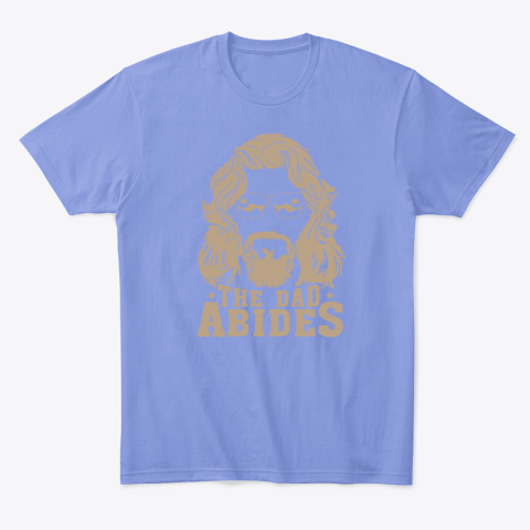 7kzi the dad abides classic t shirt 2 front violet