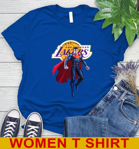 NBA Awesome Superman Basketball Sports Los Angeles Lakers 97
