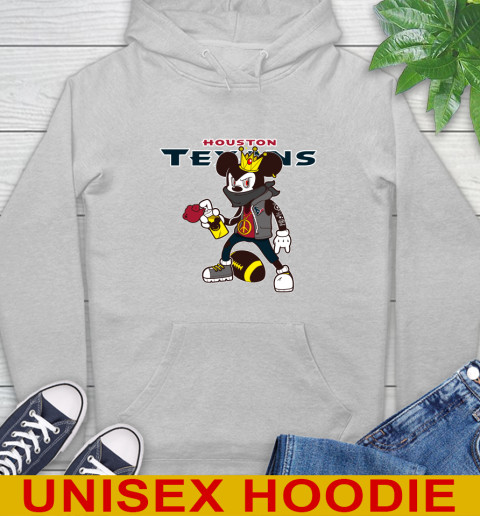 Houston Texans NFL Football Mickey Peace Sign Sports Hoodie 6