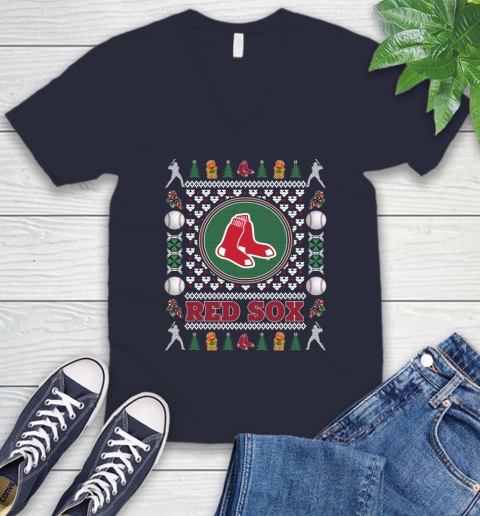 Boston Red Sox Merry Christmas MLB Baseball Loyal Fan Ugly Shirt 49