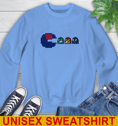New York Giants NFL Football Pac Man Champion Sweatshirt 11