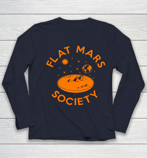Flat Mars Society Shirt Youth Long Sleeve 2