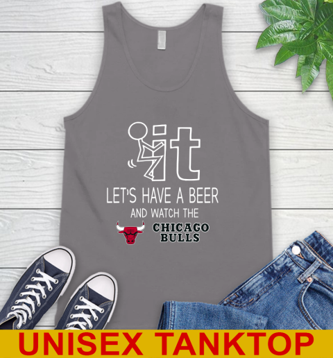 Chicago Bulls Basketball NBA Let's Have A Beer And Watch Your Team Sports Tank Top 6