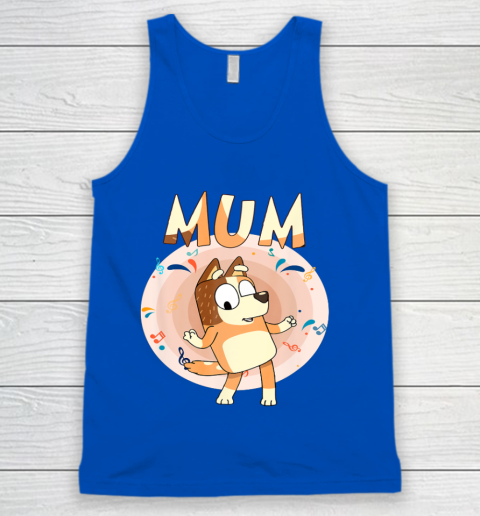 Bluey Dad Mom Funny Family Mother's Day Tank Top 5