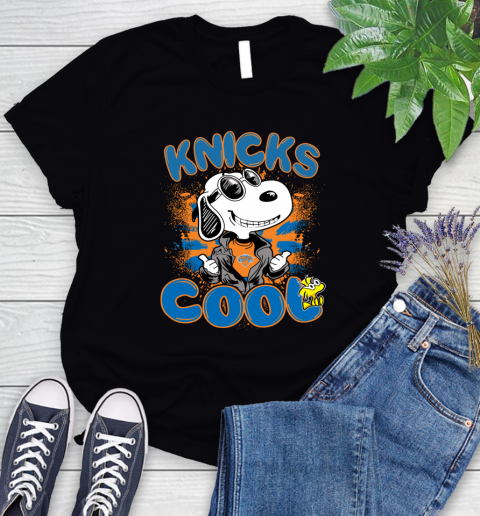 NBA Basketball New York Knicks Cool Snoopy Shirt Women's T-Shirt