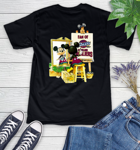 NBA Basketball Cleveland Cavaliers Mickey Drawing Shirt 72