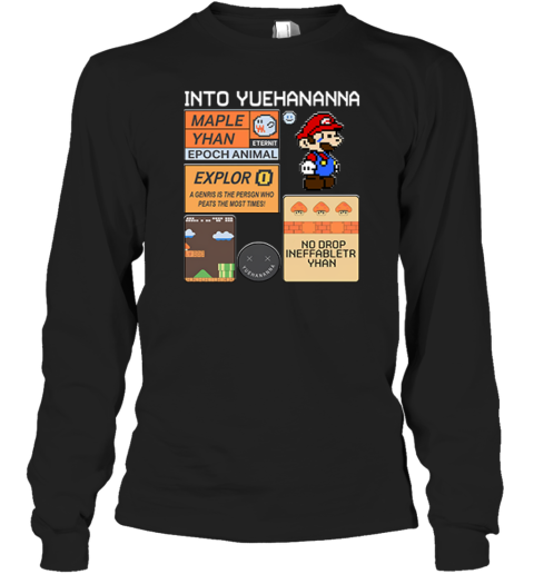 Into Yuehananna Super Mario Bros Premium Long Sleeve T-Shirt