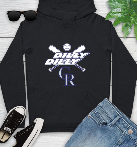 MLB Colorado Rockies Dilly Dilly Baseball Sports Youth Hoodie 2