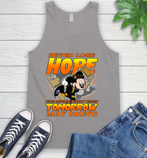 Pittsburgh Penguins NHL Hockey ootball Mickey Disney Never Lose Hope Tank Top 3