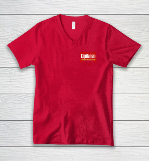 Capitalism Is Voluntary V-Neck T-Shirt 3