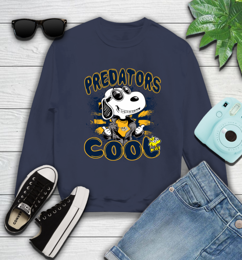 NHL Hockey Nashville Predators Cool Snoopy Shirt Sweatshirt 2