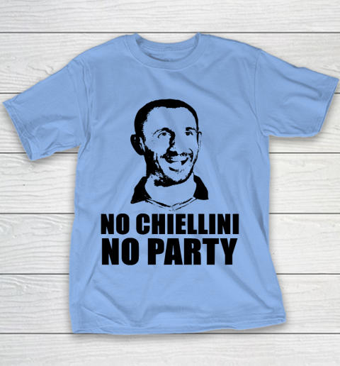 No Chiellini, No Party Italia Champion Euro Player Youth T-Shirt 7