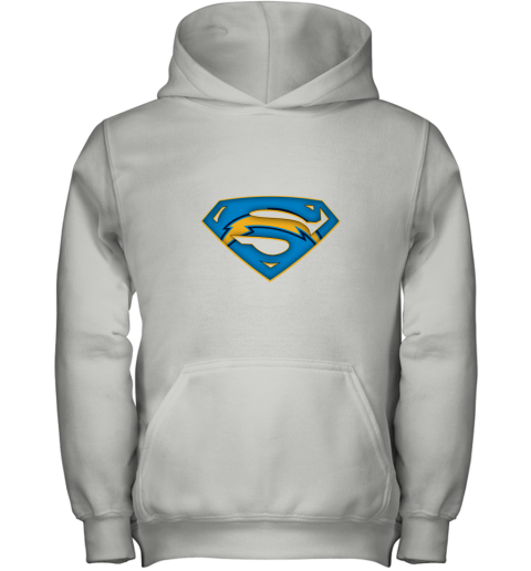 We Are Undefeatable The Los Angeles Chargers x Superman NFL Youth Hoodie