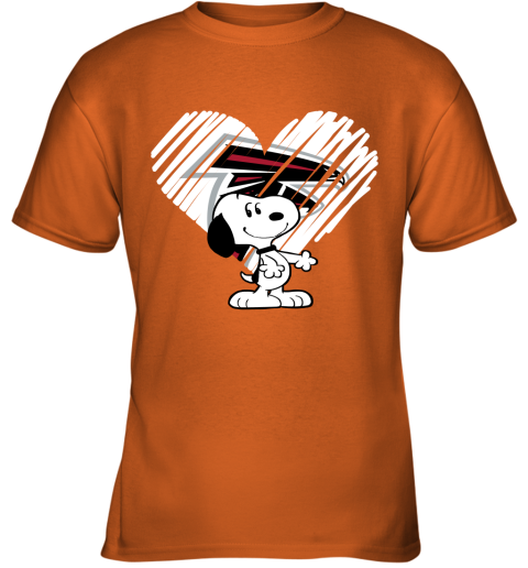 k7qv a happy christmas with atlanta falcons snoopy youth t shirt 26 front safety orange