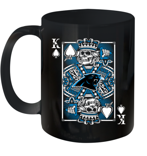 Carolina Panthers NFL Football The King Of Spades Death Cards Shirt Ceramic Mug 11oz