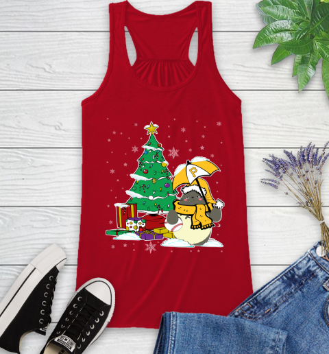 Pittsburgh Pirates MLB Baseball Cute Tonari No Totoro Christmas Sports Racerback Tank 5