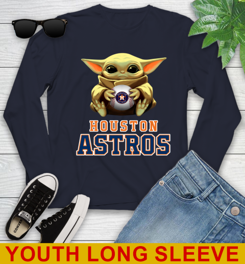 MLB Baseball Houston Astros Star Wars Baby Yoda Shirt 124