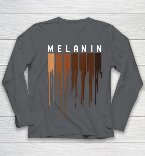 Drippin Melanin T Shirt for Women Pride  Black History Gift Youth Long Sleeve 6