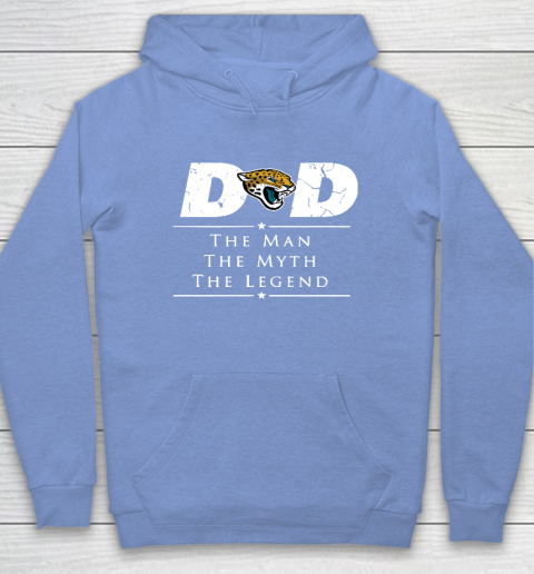 Jacksonville Jaguars NFL Football Dad The Man The Myth The Legend Hoodie 8