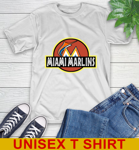 MLB Miami Marlins Jurassic Park Dinosaur Movie Baseball Sports