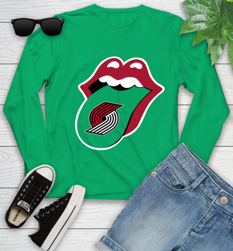 Portland Trail Blazers NBA Basketball Lips I Root For My Team Adoring Fan 130