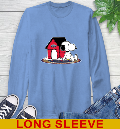 NBA Basketball New Orleans Pelicans Snoopy The Peanuts Movie Shirt Long Sleeve T-Shirt 11