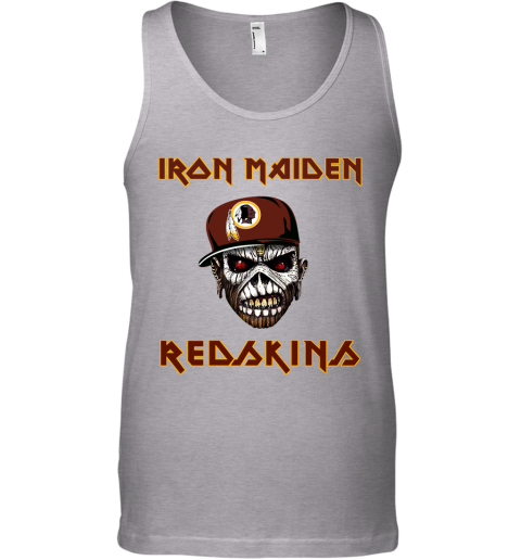 NFL Washington Redskins Iron Maiden Rock Band Music Football Sports Wk7nr4IJLWN unisex tank 17 95 151514 front sport grey