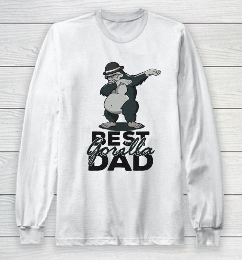 Father's Day Funny Gift Ideas Apparel  The best dad Long Sleeve T-Shirt