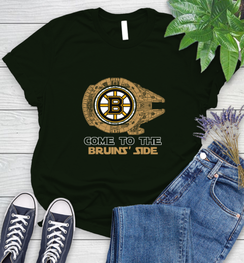 NHL Come To The Boston Bruins Wars Hockey Sports Women's T-Shirt 6