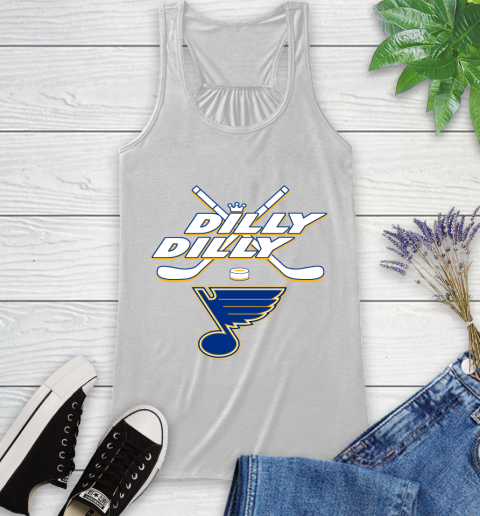 NHL St.Louis Blues Dilly Dilly Hockey Sports Racerback Tank