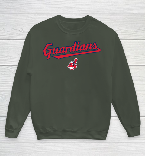 Cleveland Guardians Youth Logo T-Shirt - Red